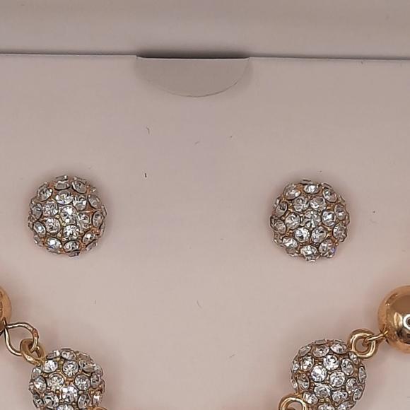 Charter Club Gold Pave and Bead 2 Piece Set - Picture 4 of 7